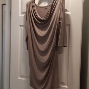 taupe dress